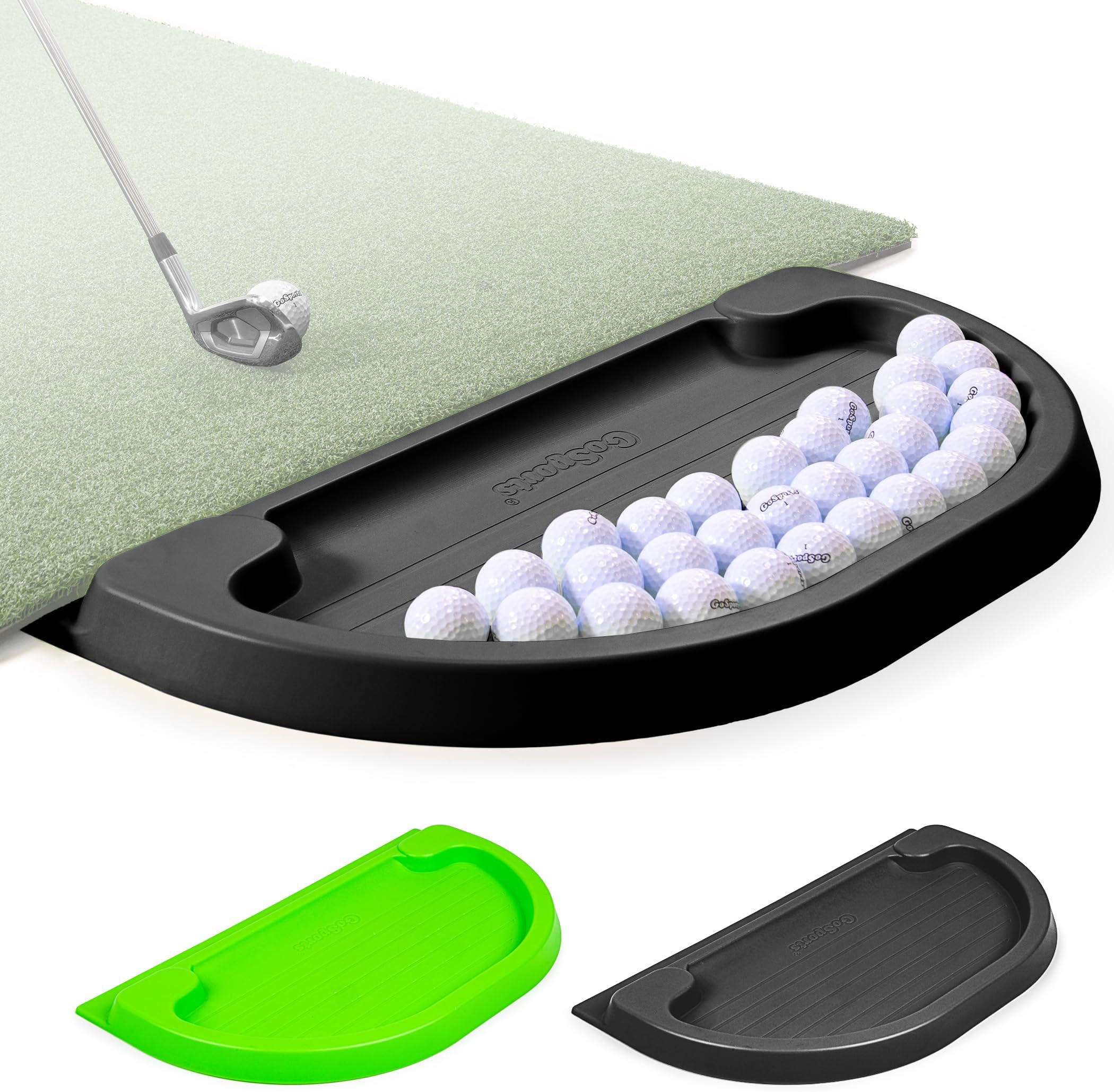 GoSports All-Weather Golf Ball Tray with 70 Ball Capacity