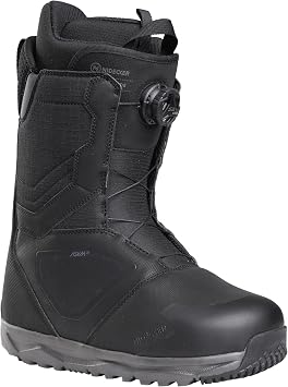 Nidecker Cascade Mens Snowboard Boots - Soft Forgiving Flex, Single BOA Closure, Comfortable Fit - All-Mountain