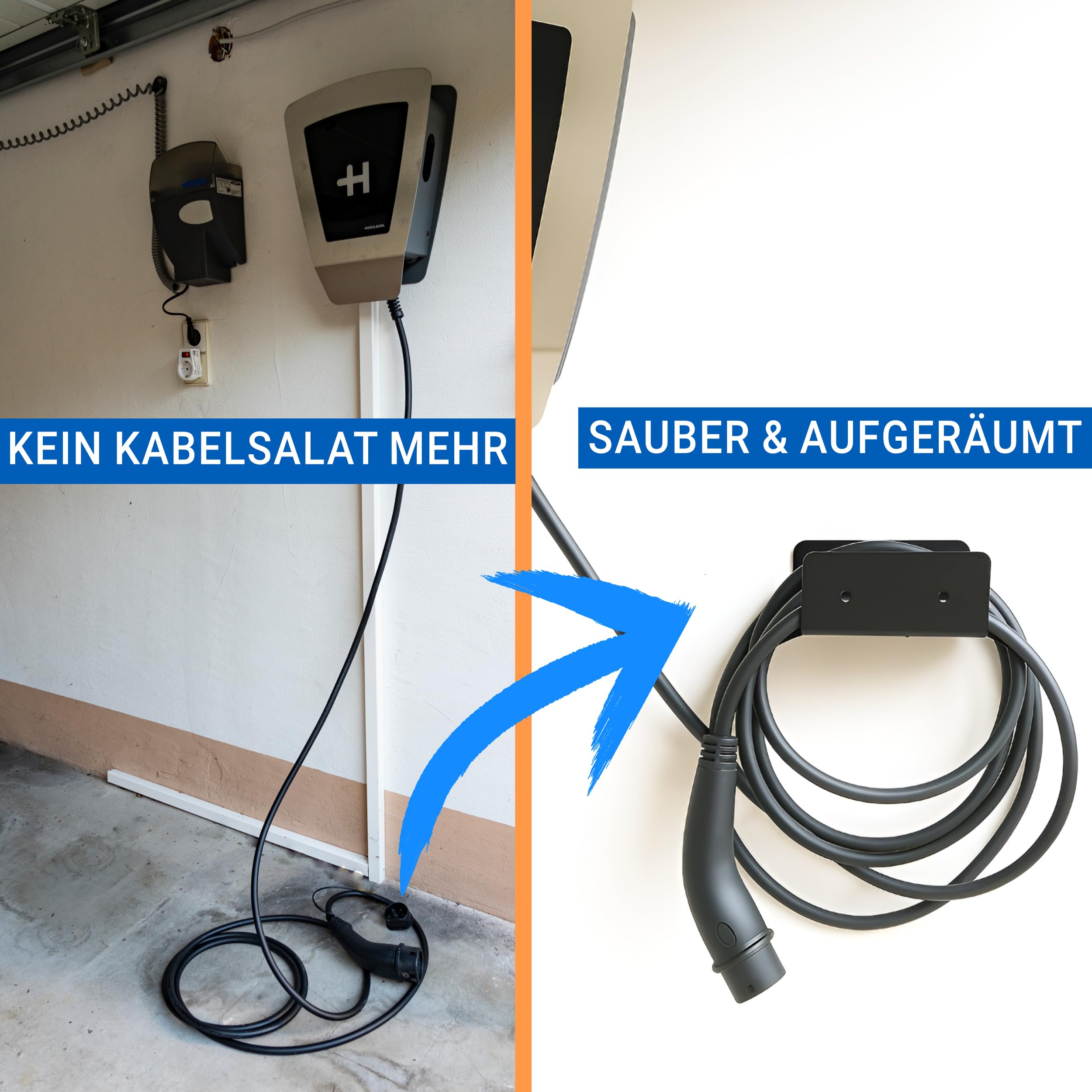 MriiVox Typ 2 Ladekabel Halterung - Für E-Auto Wallbox