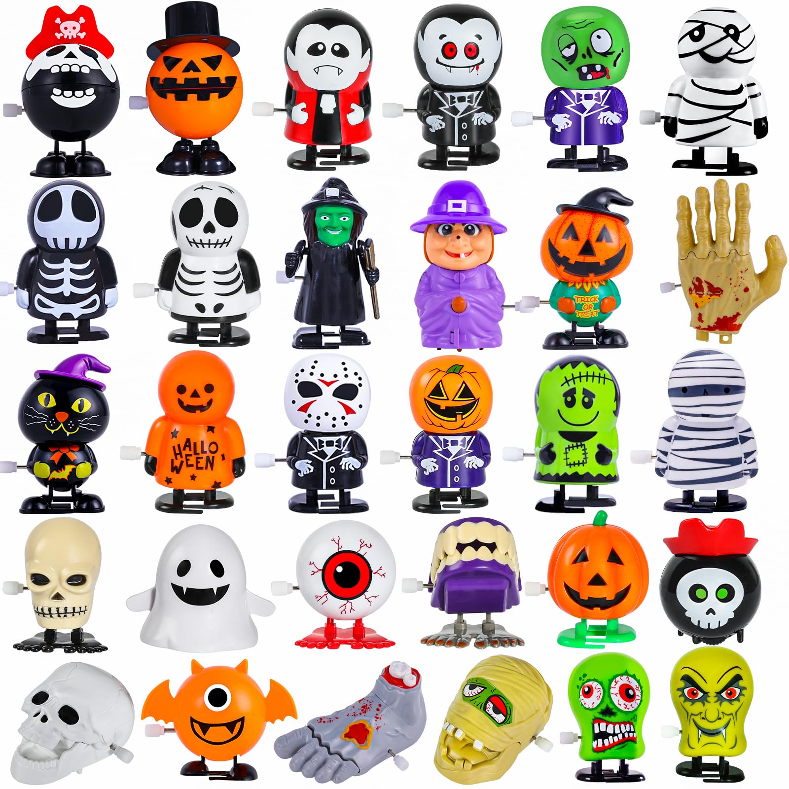未使用♡Spooky Halloween スタンピンアップ Amazon.com: Max Fun 30Pcs Halloween Wind Up Toys Assortment
