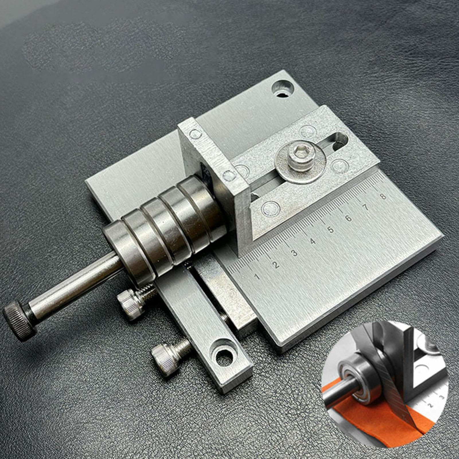 Macchina per Taglio Pelle Fustellatrice Portatile Manuale Ergonomica di | Macchina per Fustellatura a Pressa Manuale per Adulti Uomini Donne Esperti Appassionati ed Amatori