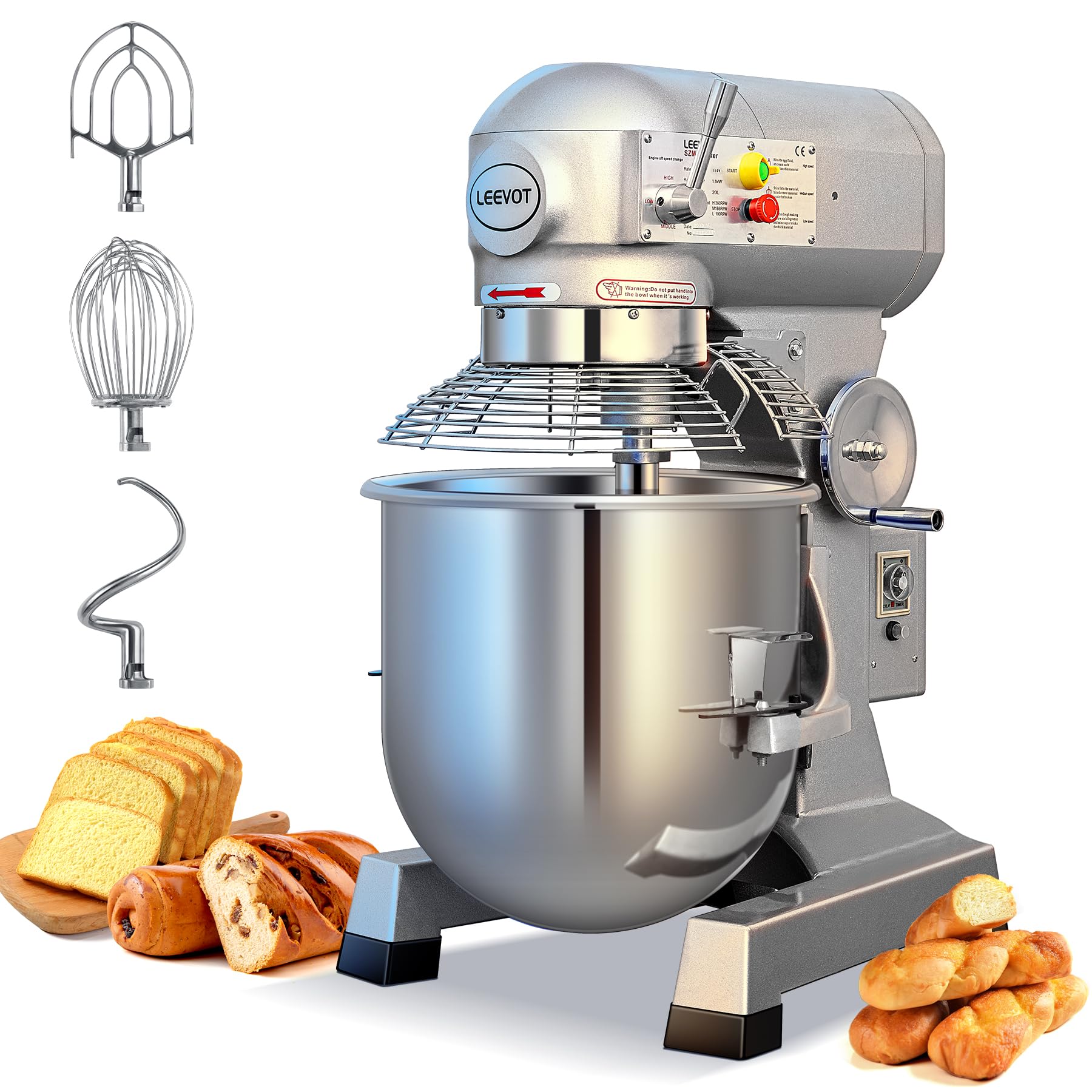 EKway 20Qt Commercial Stand Mixer