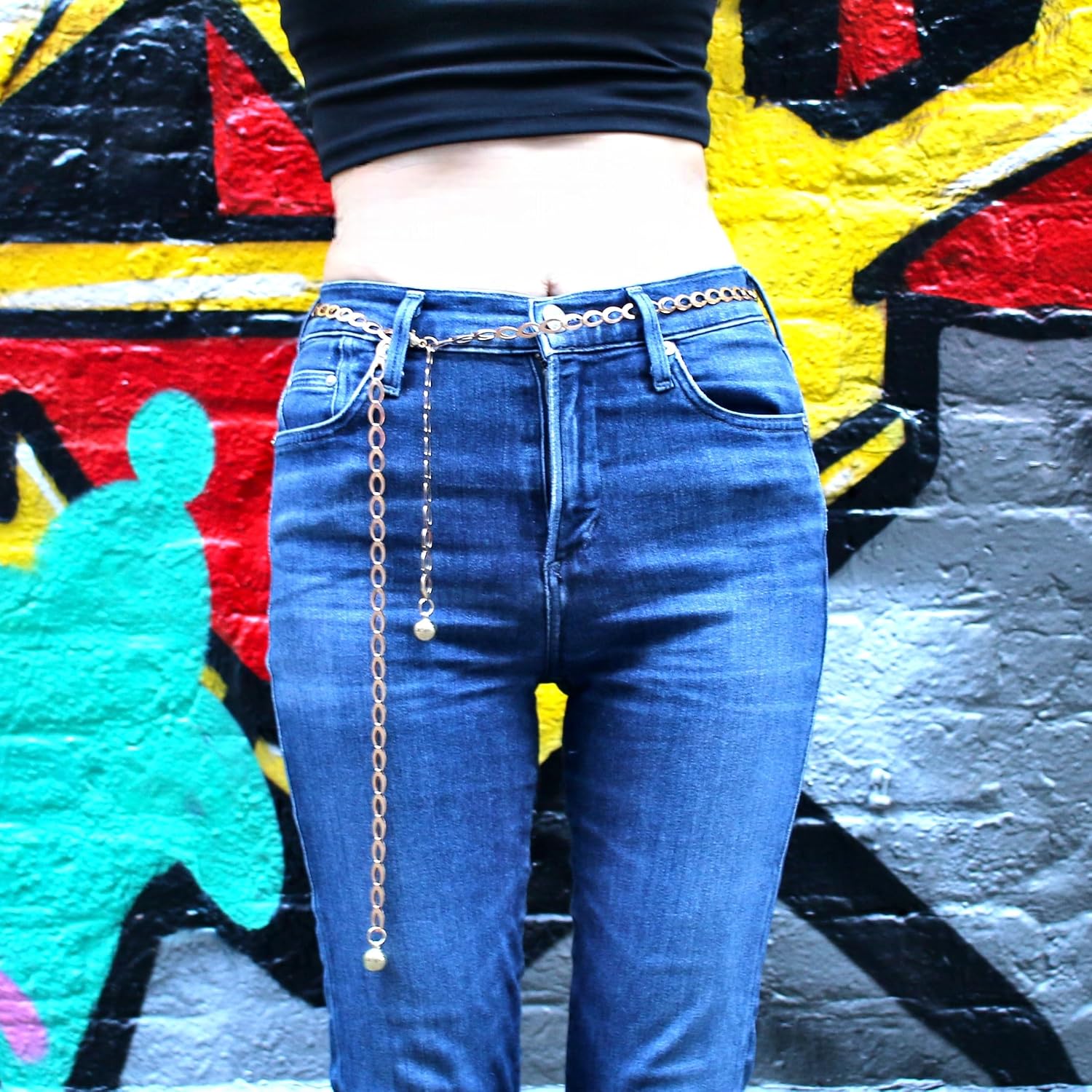 Millennials In Motion Designer Chain Waist Belt