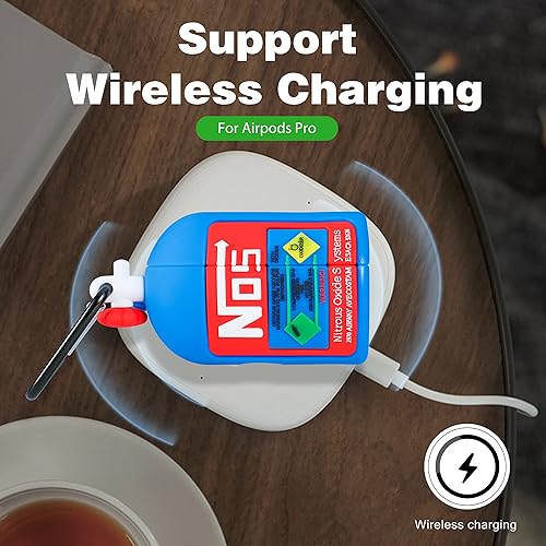 Miniatura 4 de Besoar Funda para Airpod Pro 2019Pro 2 Gen 2022 3D Nos botella de nitrógeno para niños, niñas, niños, adolescentes, lindo diseño de dibujos animados