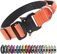 Vista 11 de TSPRO Collares Premium para Perros Collar Táctico para Perro con Parche y Hebilla de Metal de Liberación Rápida de Servicio Pesado Duradero Grueso