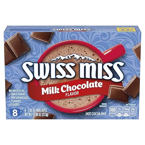 Swiss Miss Mezcla de cacao caliente con sabor a chocolate con leche 1104 onzas paquete de 12