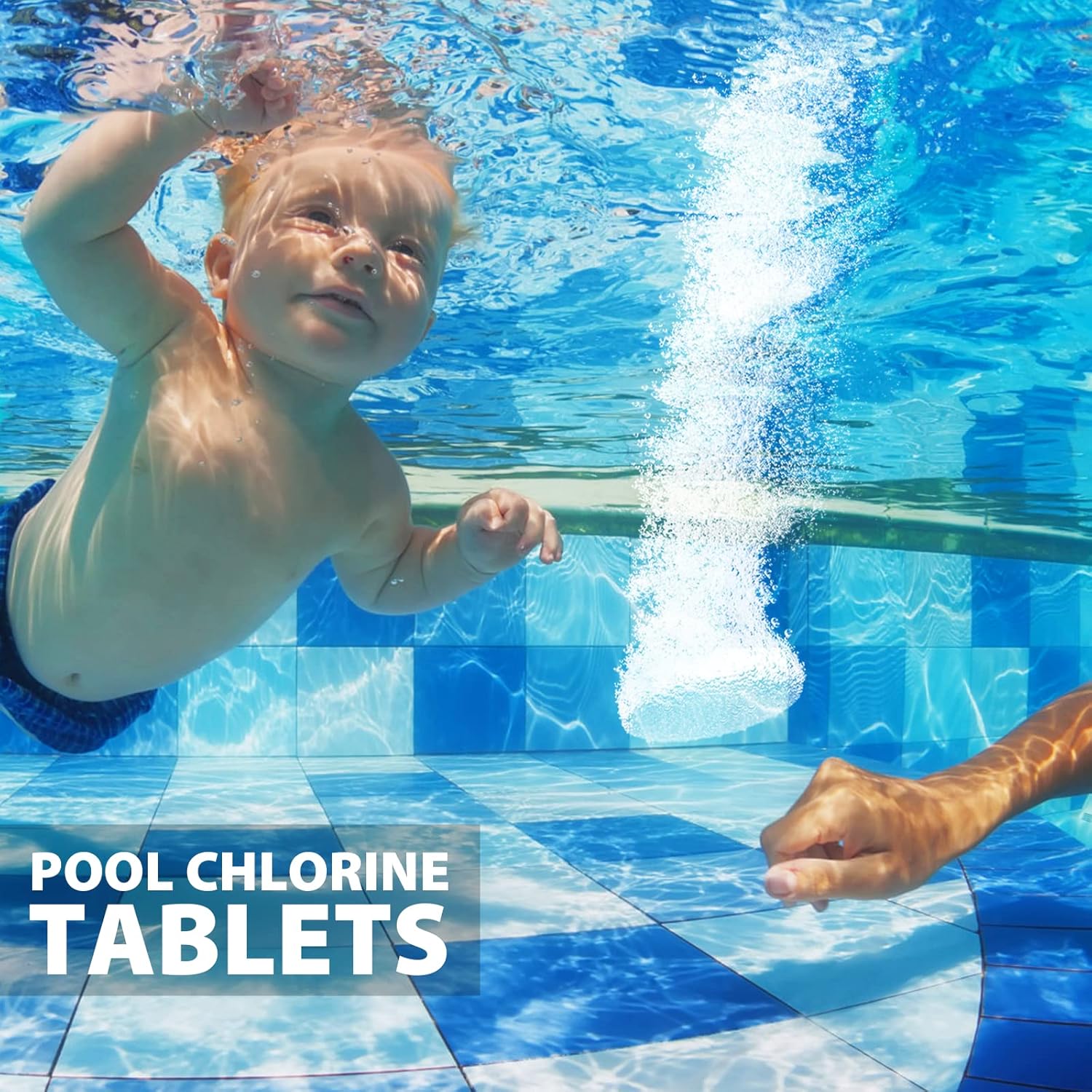 Buy Chlorine Tablets 1 Inch, 2LB Pool Chlorination Tablets for Swimming