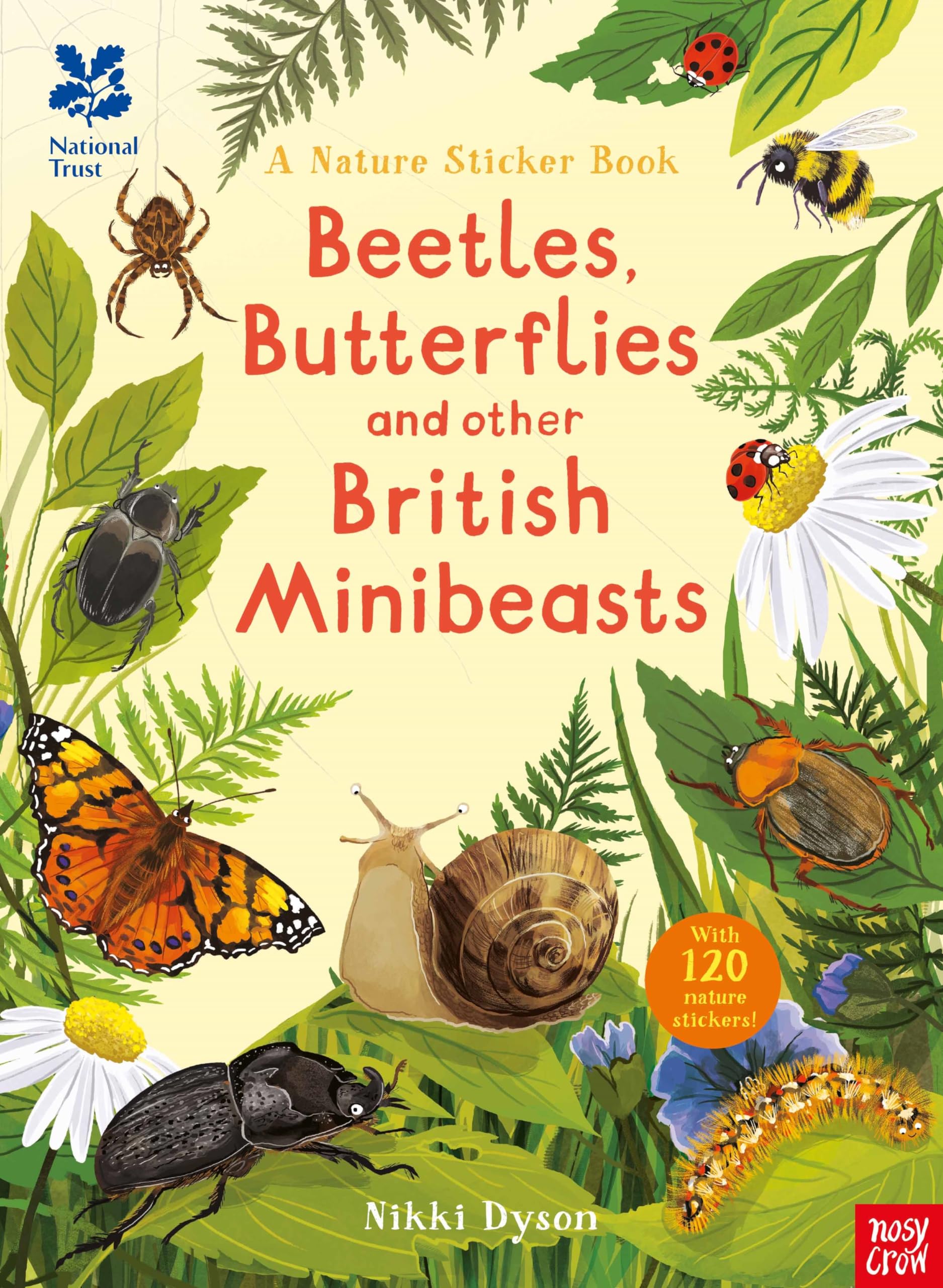 National Trust: Beetles, Butterflies and other Minibeasts (National Trust Sticker Spotter Books)
