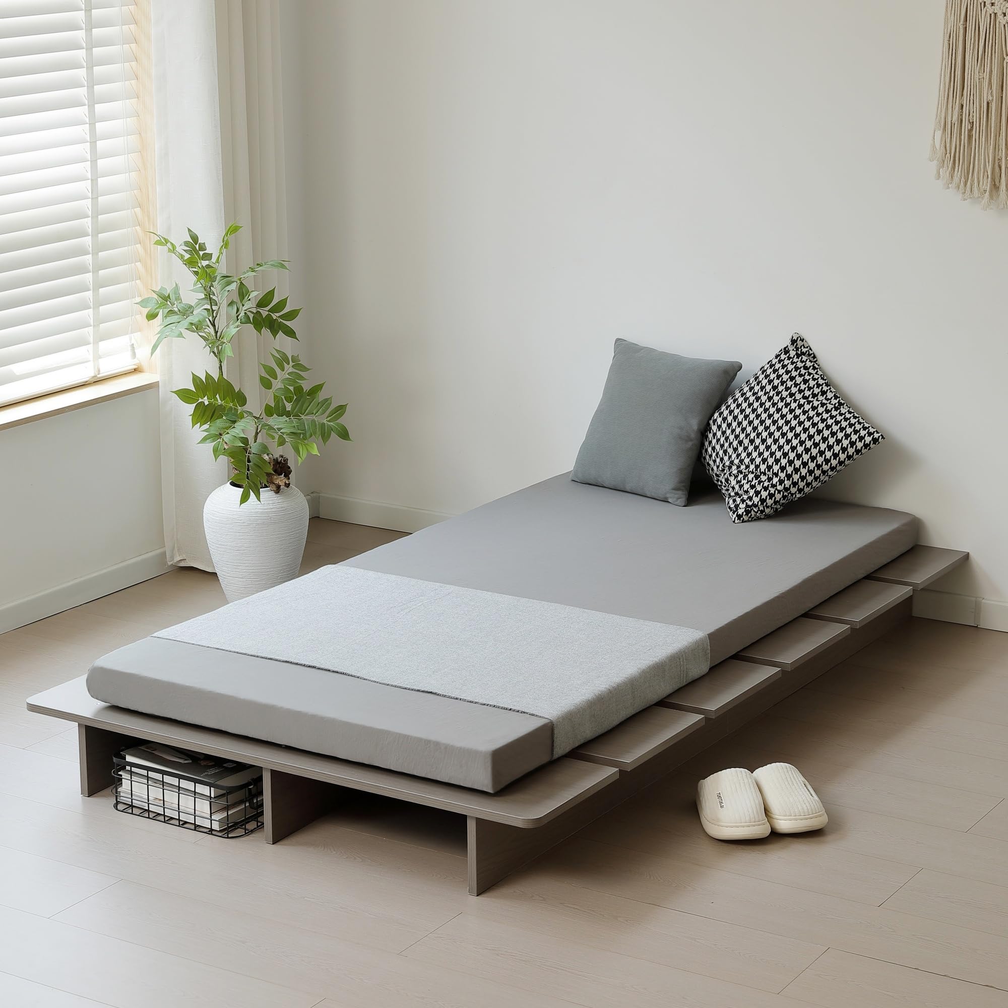 Amazon｜OSJ ベッド ステージタイプ ローベッド フレームのみ 組立品