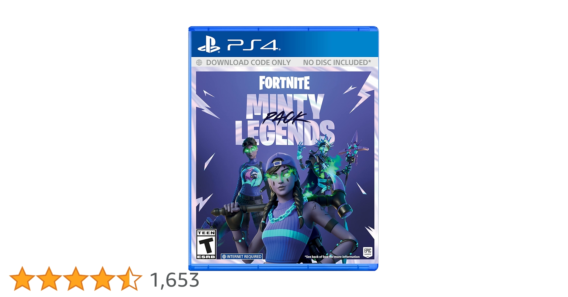 Amazon.co.jp: Fortnite Minty Legends Pack - PlayStation 4 : ゲーム
