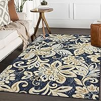 Vista 113 de Vintage Bohemian Entry Rug, 2x3 Small Entryway Rug Boho Kitchen Rugs Non-Slip Washable Indoor Door Mat, Distressed Floral Soft Accent Throw Rugs for