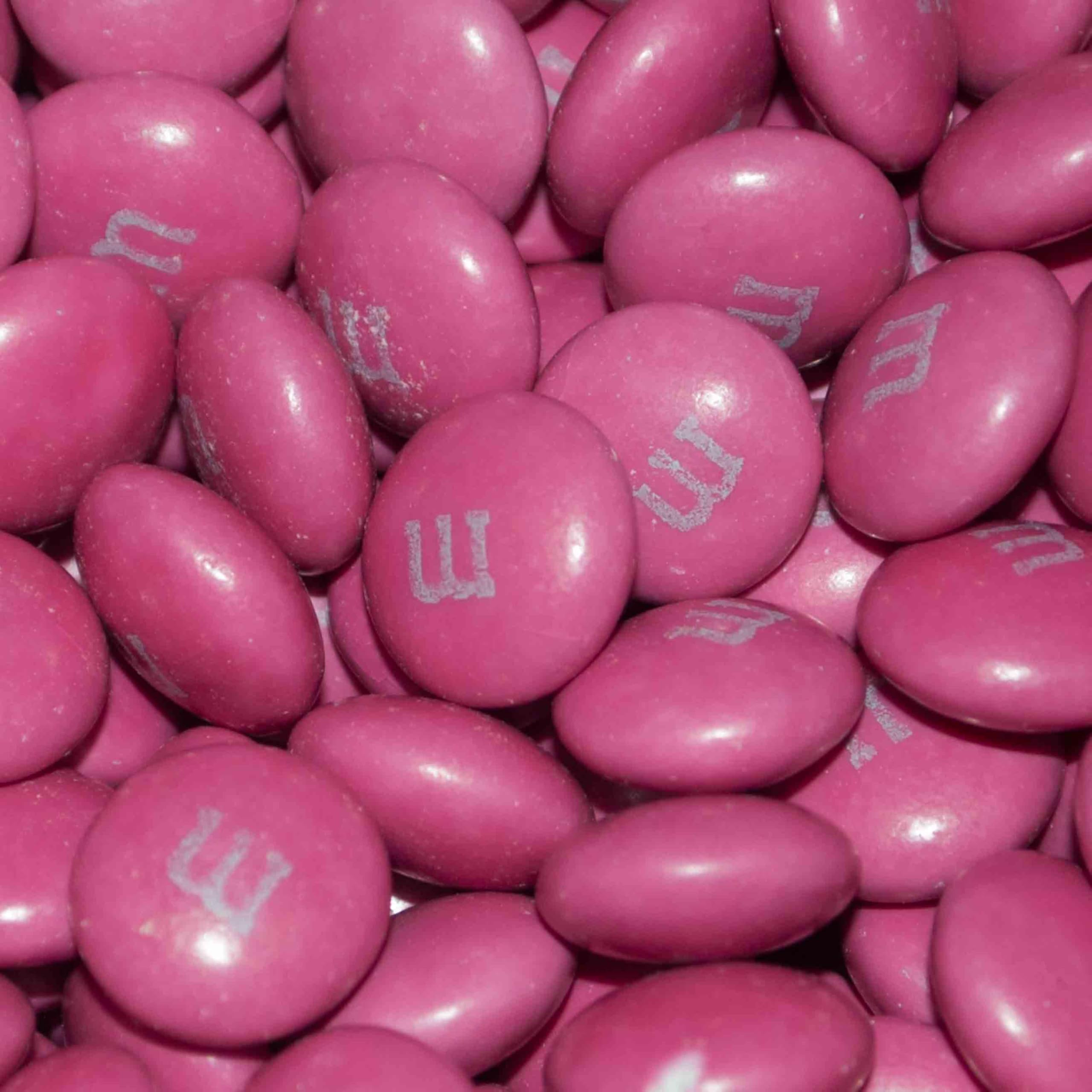 Dark Pink Milk Chocolate Coated Candies 12oz Bag - 375 M&Ms