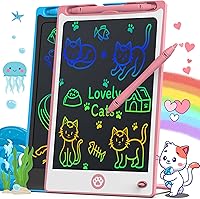 Vista 1 de Hockvill: Tableta de escritura LCD para niños de 8.8 pulgadas, juguetes para niñas y niños, pizarra de dibujo para niños de 3, 4, 5, 6, 7 años