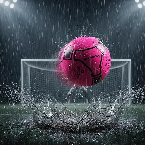 Miniatura 2 de Shadow Model Soccer Ball, Metallic Bright Color, Size 5 Soccer Ball. Weatherproof Soccerball. Ultra Thick Cover Ideal for Inclement Weather Due to