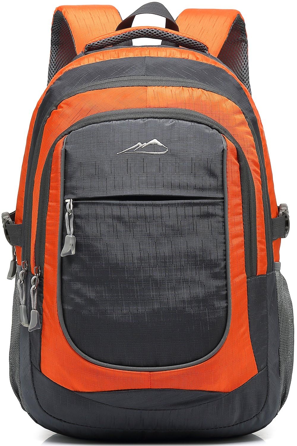 ProEtrade Backpack Bookbag for College Sturdy Travel Business Hiking Fit Laptop Up to 15.6 Inch Multi Compartment Gifts for Men Women Night Light Reflective (Orange)