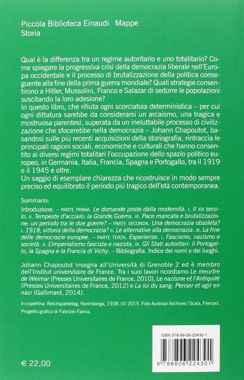 Controllare e distruggere. Fascismo, nazismo e regimi autoritari in Europa (1918-1945)