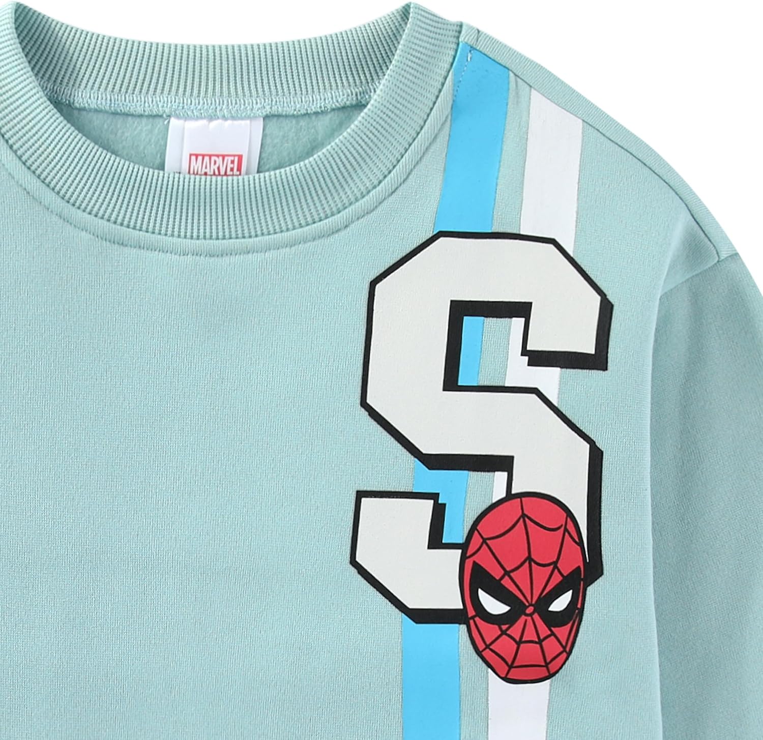 Marvel Spider-Man Boys 2 Piece Sweatshirt and Pant Sets for Toddlers and Big Kids - Image 6