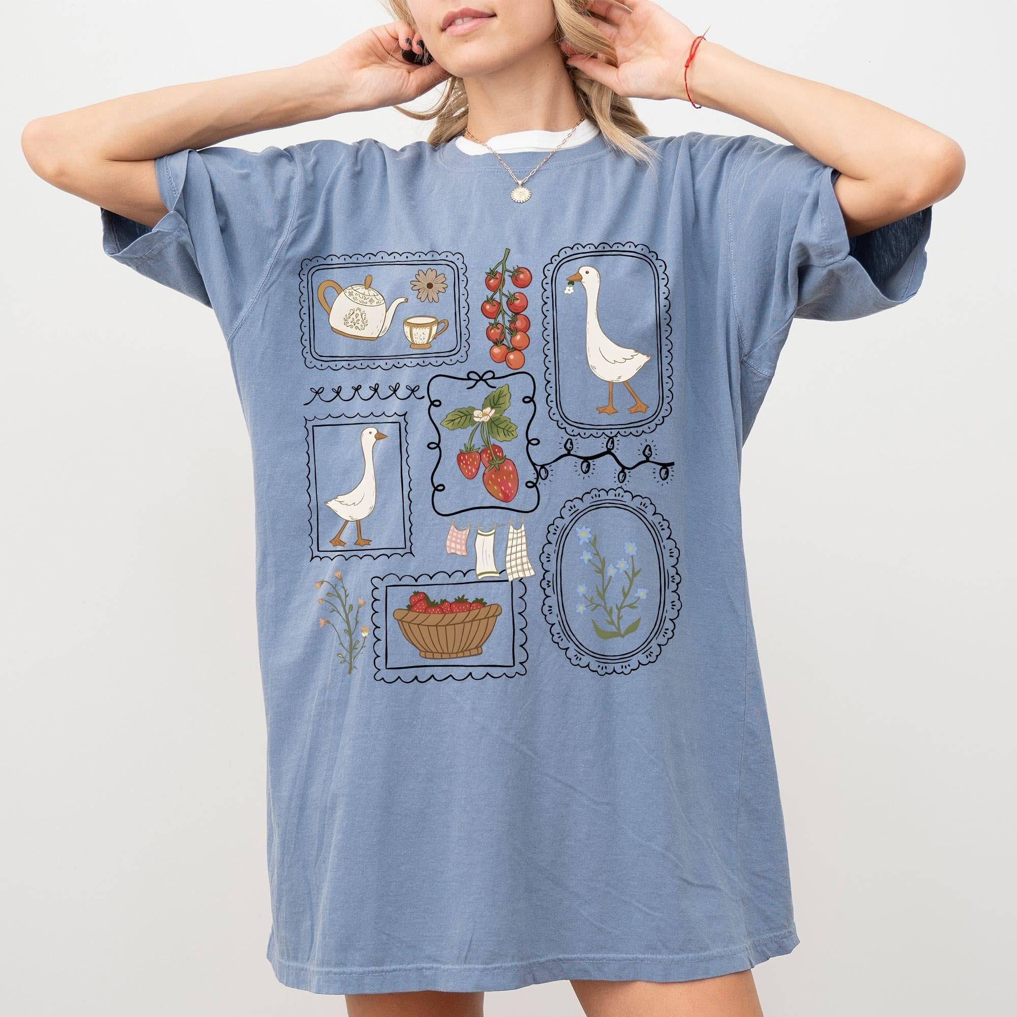 Cute Cottagecore Goose Comfort Color &hellip;