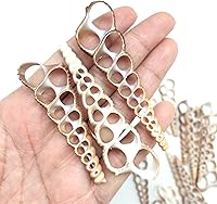 Vista 4 de PEPPERLONELY 20 piezas de conchas marinas mixtas de corte central, 2 pulgadas ~ 3 pulgadas