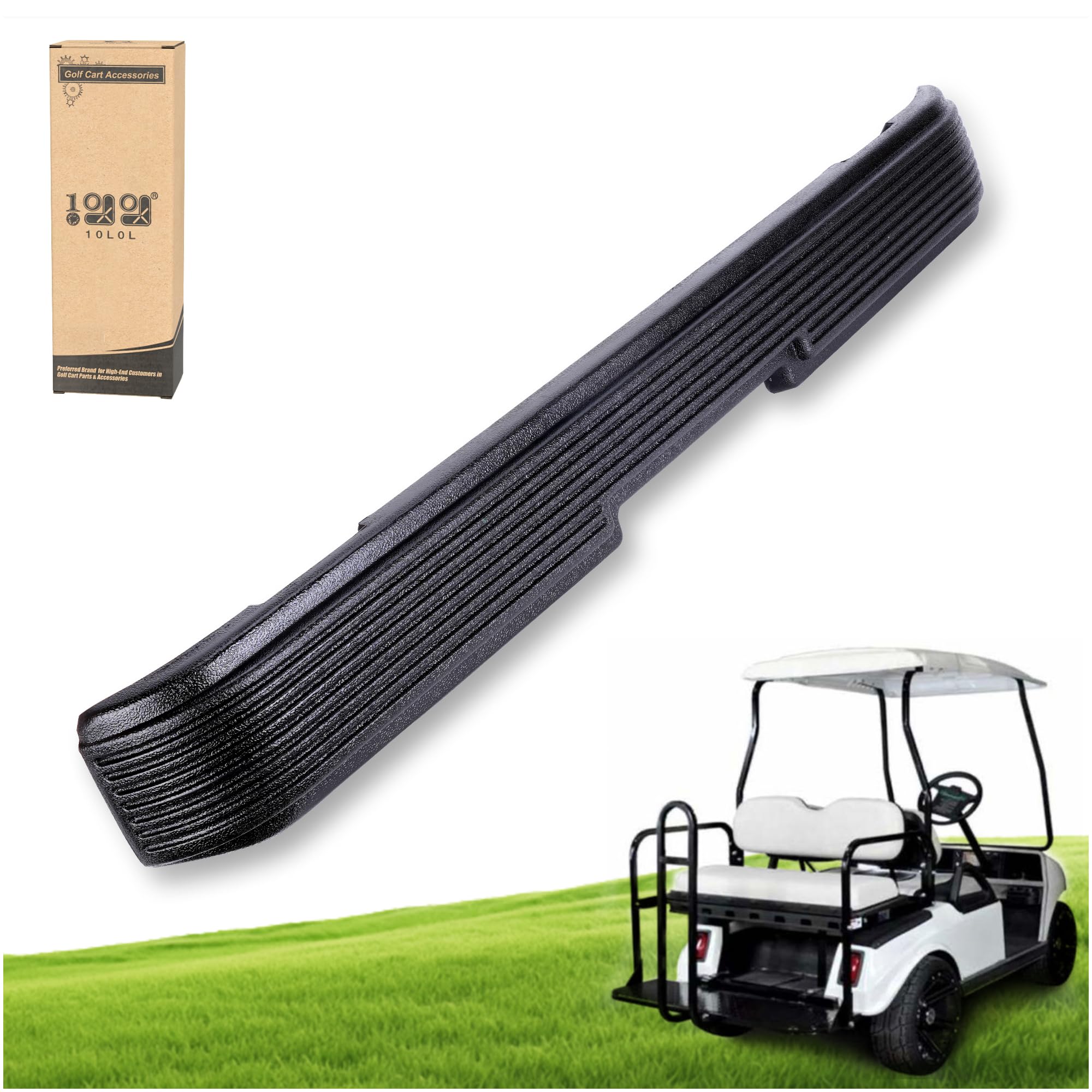 Photo 1 of 10L0L Golf Cart Rear Bumper for Club Car DS 1993-Up Gas & Electric Models, Replaces OEM 1016379