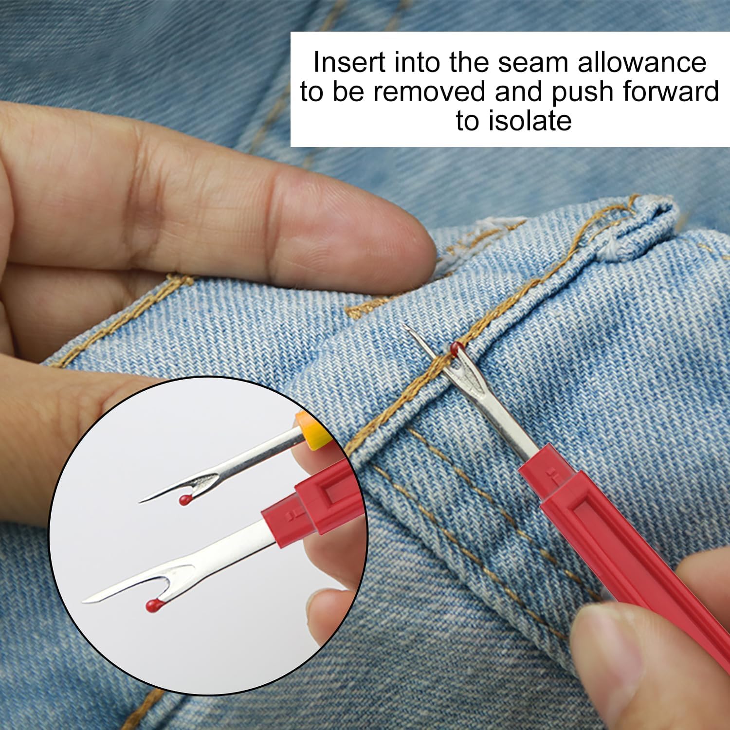 Seam Ripper Tool Set Sewing Tools Seam Ripper,Set Contains ,Large Stitch Rippers, Small ...