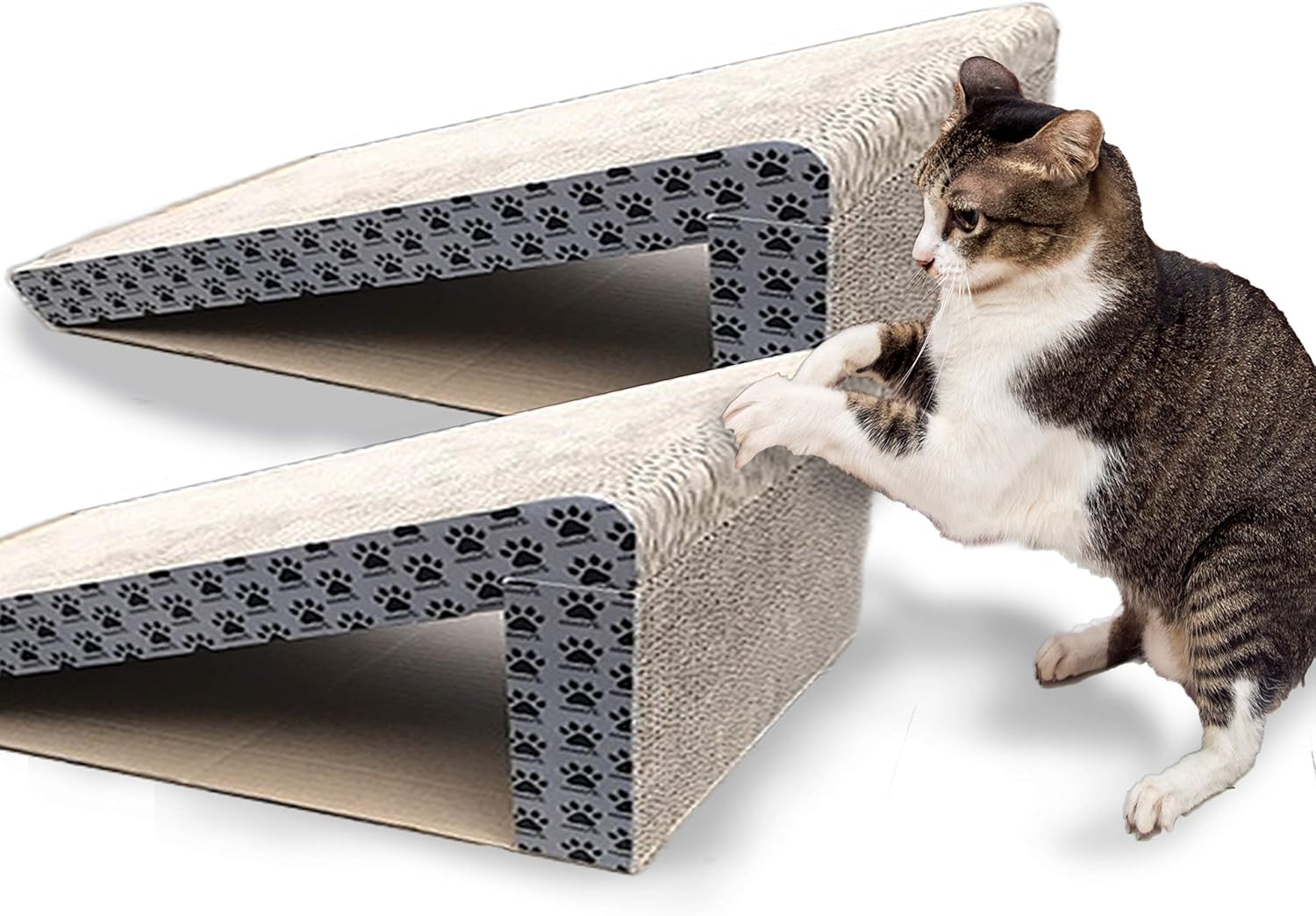 iPrimio Cat Scratch Ramps (2 Ramps for One Price) - Foldable for Travel ...