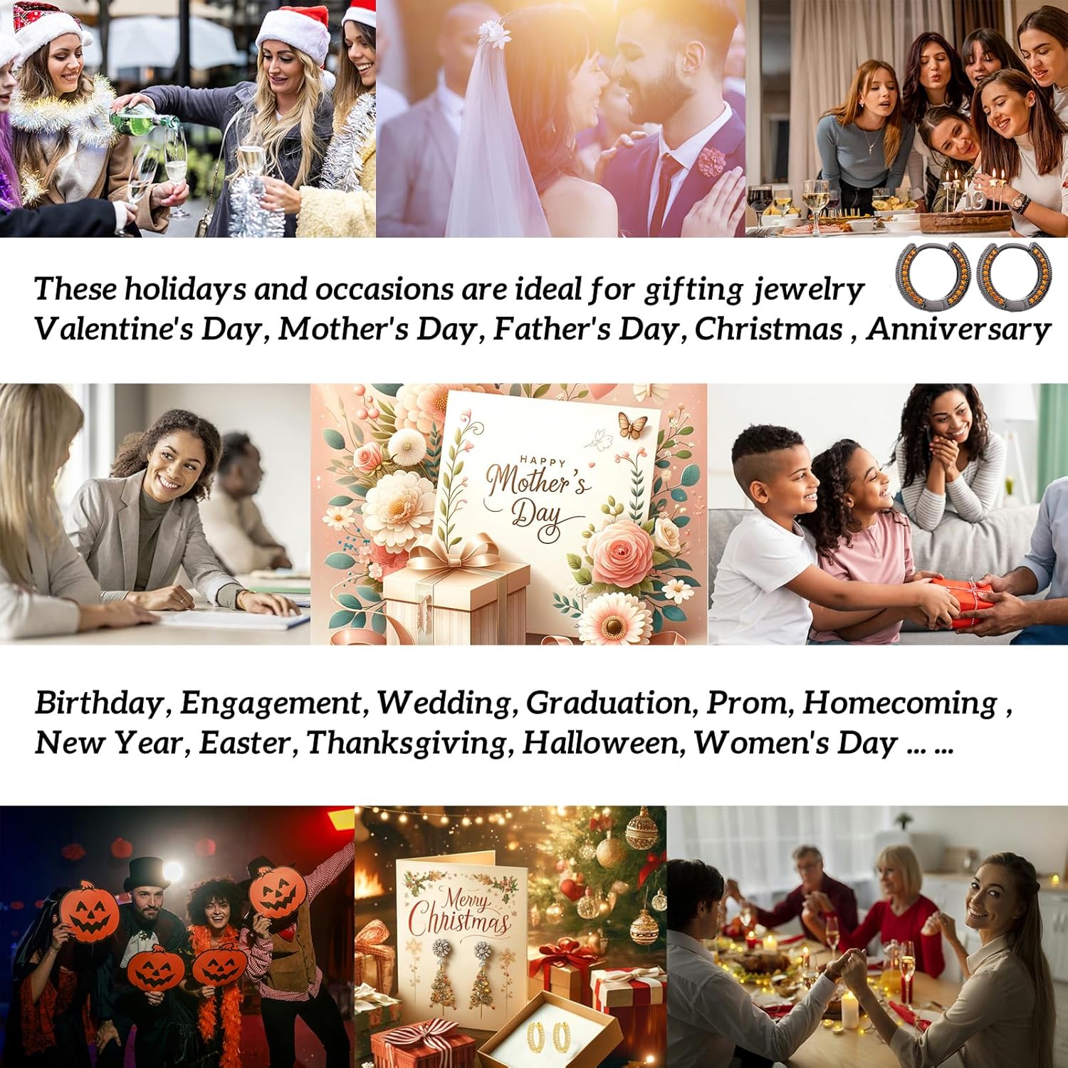 OYOGAAA Black Hoop Earrings For Men - Colorful Cubic Zirconia Red Green Daimond Cartilage Earrings Fashion Trendy Women Mens Hoop Huggie Aretes Negros Para Hombre - Image 6