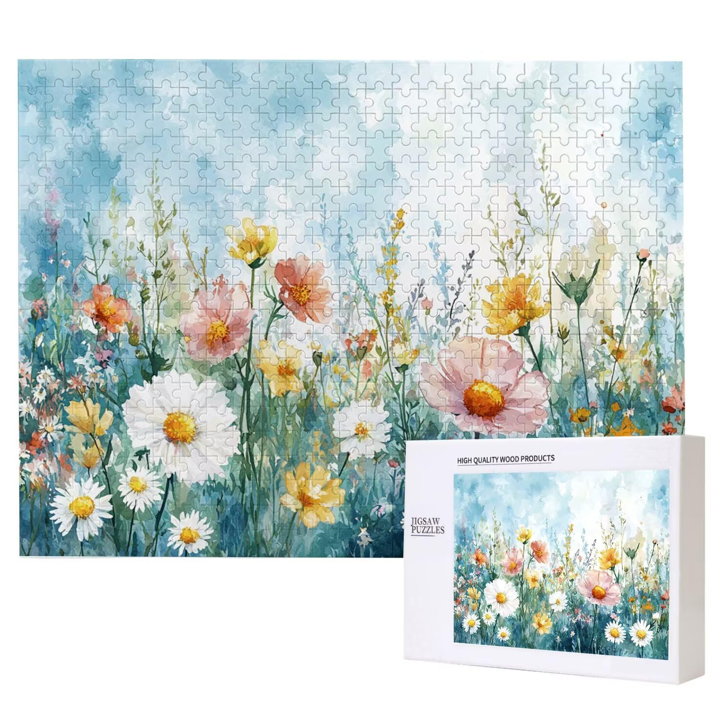 Puzzle dla dorosłych, 3000 sztuk, trudne drewniane puzzle, gra, gra logiczna, gra ręczna, dekoracja rodzinna, kreatywna rozrywka, prezent 81 x 122 cm roślina chryzantema K0F-326