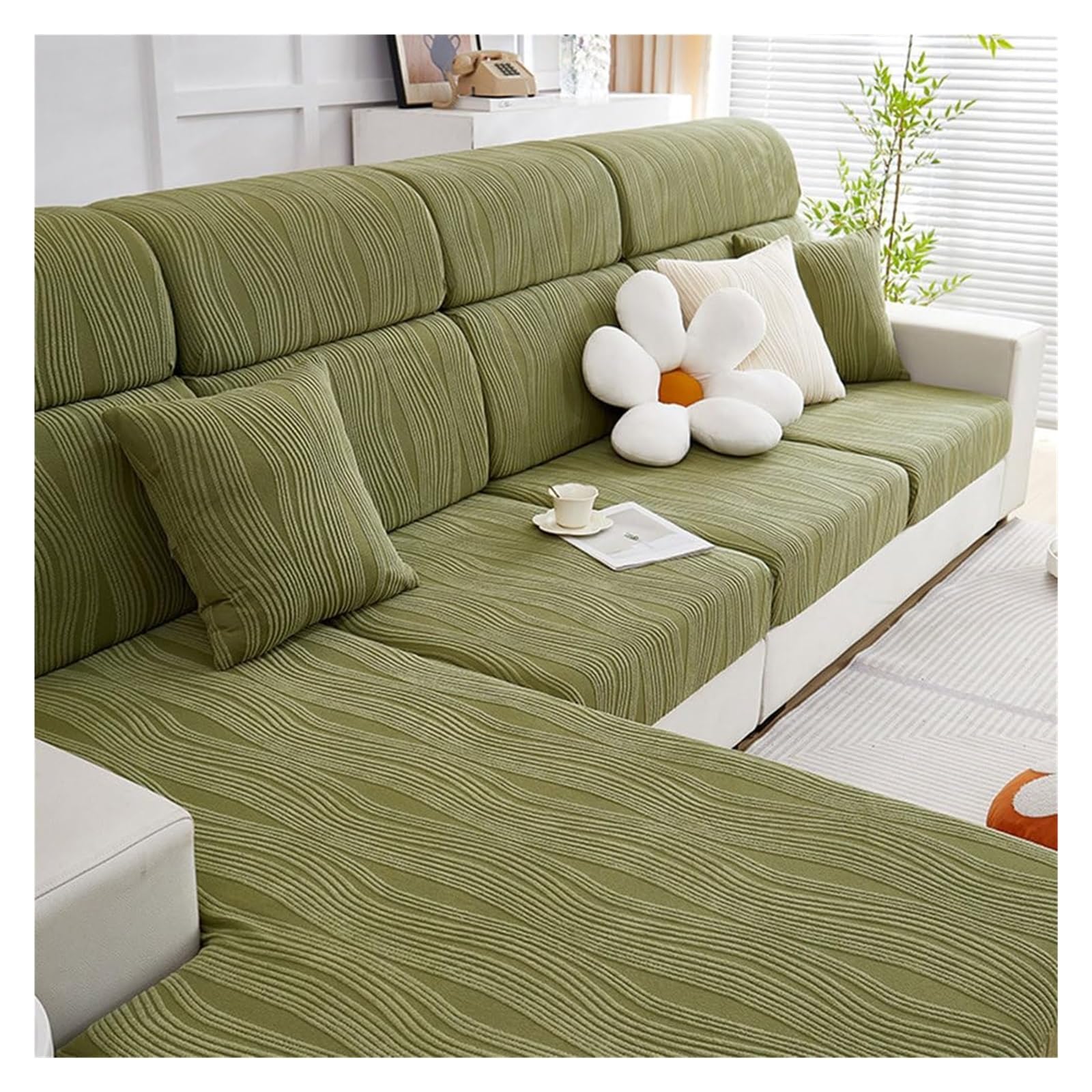 Housse de coussin de canapé extensible et lavable pour rafraîchir votre salon