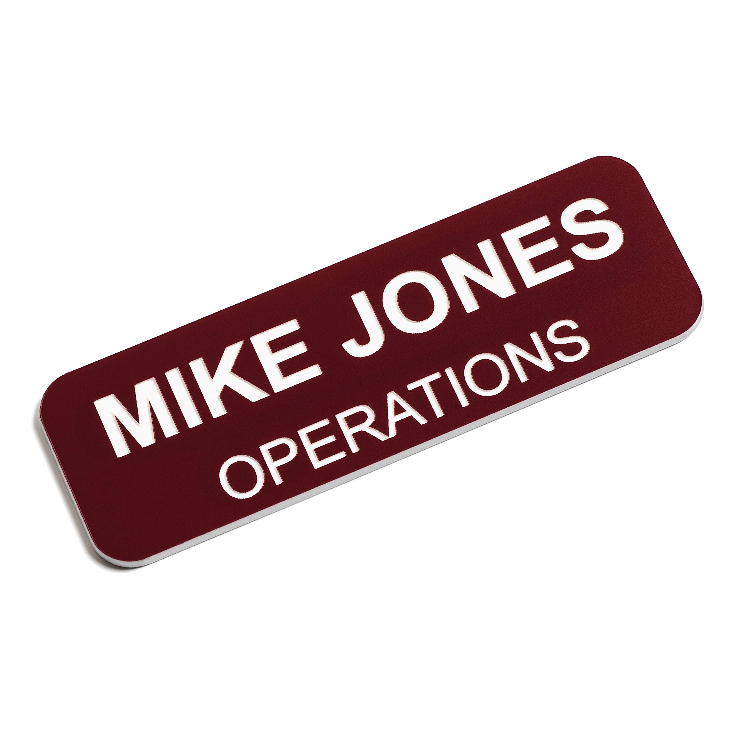 Providence Engraving Custom Engraved Name Tags, Personalized Name Tag