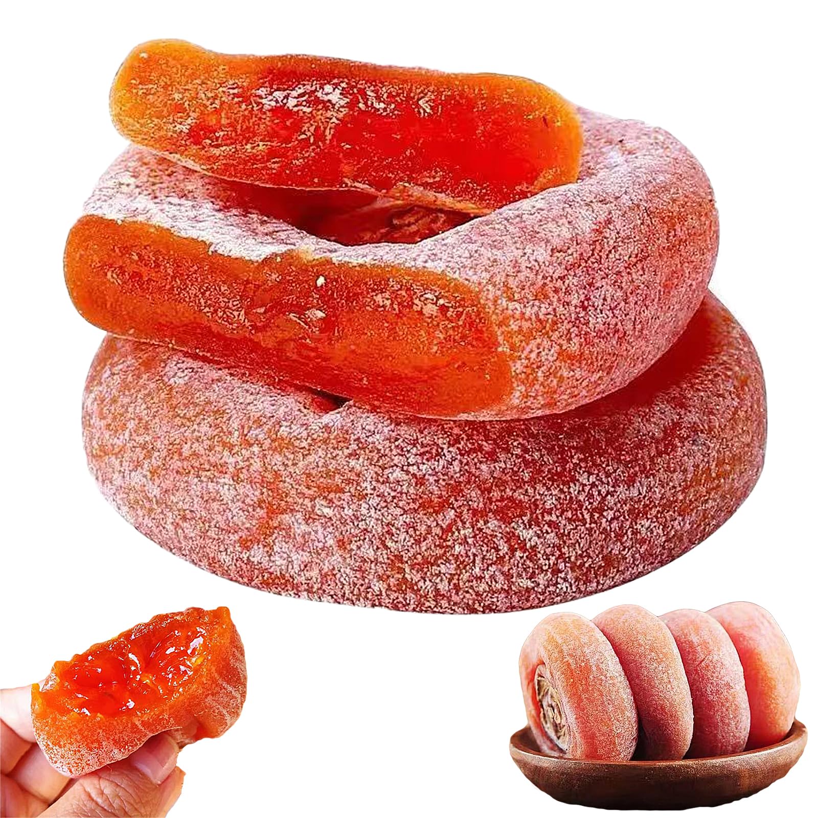 Dried Persimmons, Homemade Dried Persimmons, Persimmon, Dried Persimmon, Persimmon Fruit, Sun Dried Persimmons,Persimmons Dried (200g)