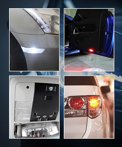 Miniatura 6 de AOCISKA 30 bombillas LED de 12 V 194, luz LED interior del automóvil, luz blanca de marcha atrás, luz de día de funcionamiento, 168 2825 W5 W T10