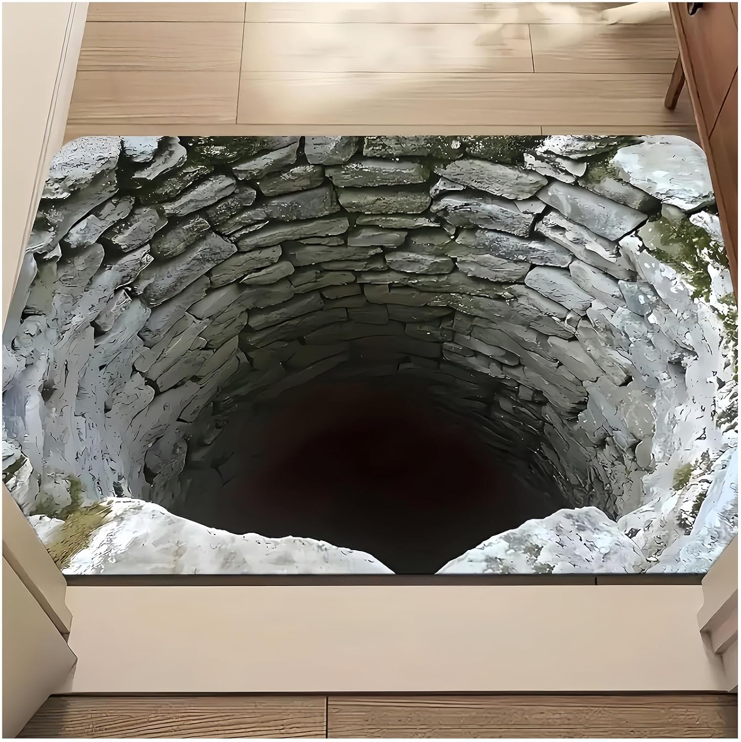 Optical Illusion Rug, 3D Rugs Optical Illusion for Bedroom, Living Room, Porch, Terrace and Entrance Decor (#24,23.62x35.43in)