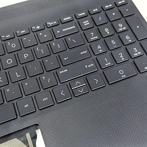 Miniatura 3 de Funda superior de repuesto para HP 15T-DY 15Z-EF 15S-EQ 15s-fq 15-EF serie 15-EF Asamblea de teclado para portátil L89859-001 Negro azabache