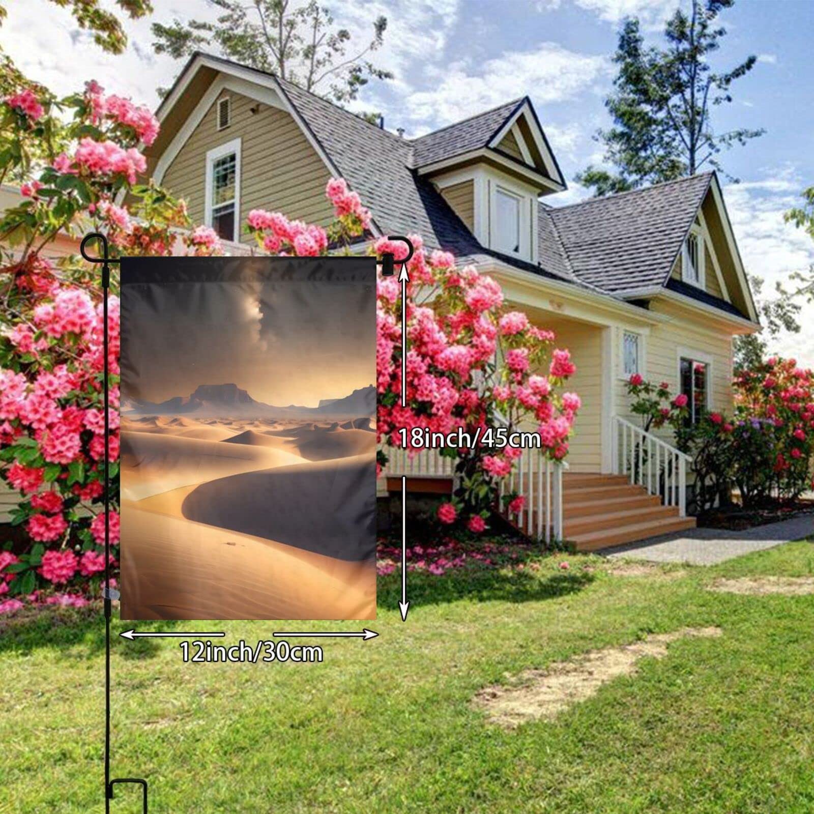 Saisonale Gartenflagge 'Frohe Ostern' – 30,5x45,7 Cm, Doppelseitig Bedruckt, Wetterfest Aus Polyester