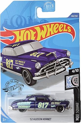 Hot Wheels '52 Hudson Hornet, Azul 140250 Rod Squad 410