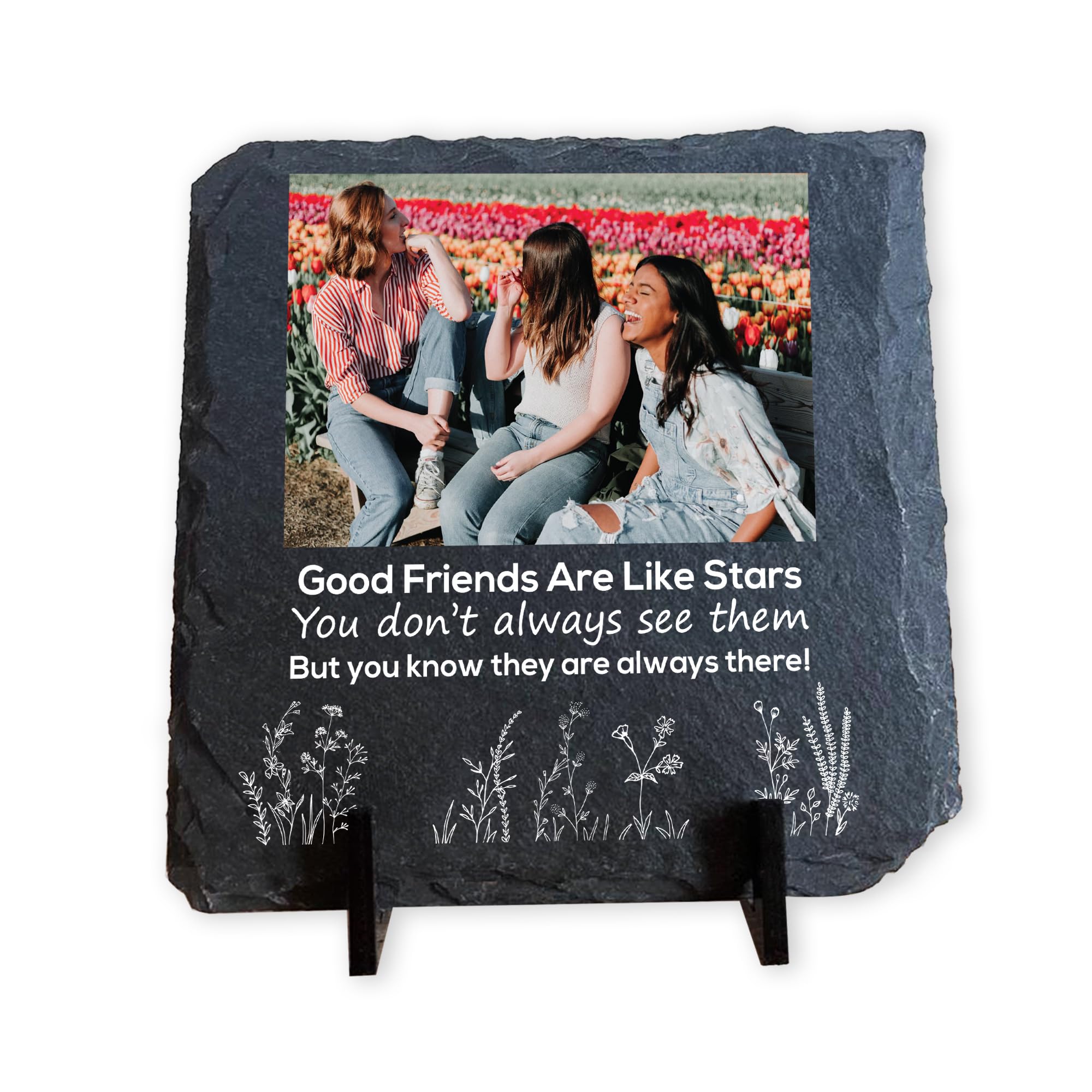 Red Ocean Personalised Plaque For Best Friend Friends Are Like Stars Friendship Best Friend Birthday For Christmas Photo Her Friendship Women Keepsake