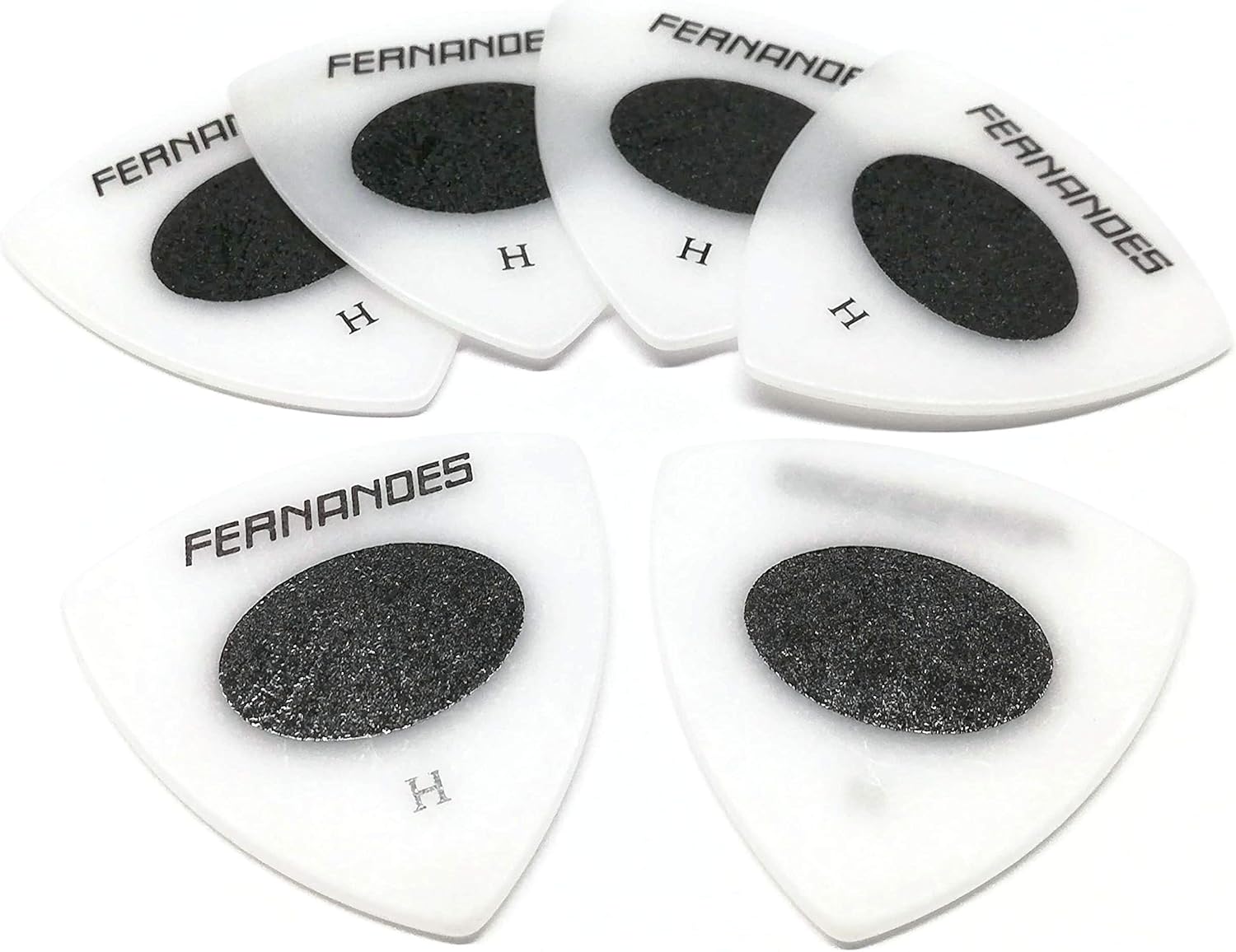Fernandes スリップレス ギターピック P 100sl Heavy トライアングル 白 6枚セット Faz Co Zm Fernandes スリップレス ギターピック P 100sl Heavy トライアングル 白 6枚セット Faz Co Zm