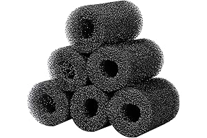 AQUANEAT - Replacement Foam Canister Filter Media for Pre-Filter Sponge, 6-Pack