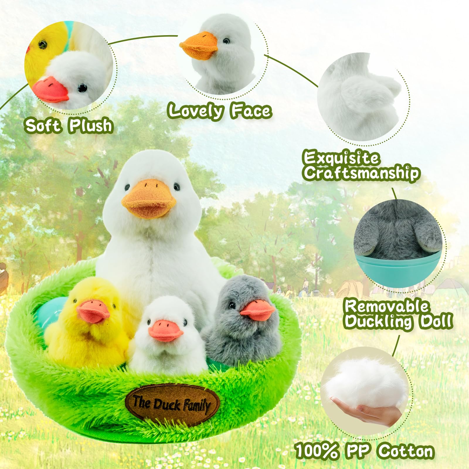 アヒルぬいぐるみセット Amazon.co.jp: YOHAKI アヒルの子ぬいぐるみ セット マザーアヒル