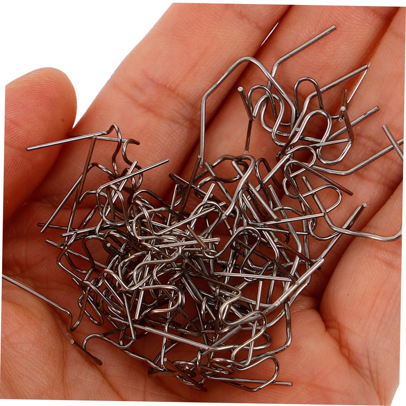 GRIRIW 600pcs Car Bumper Repair The Car Welding Wire Wave Welding Staple Welding Staples Bumper Repair Welder Staples Hot Staples Car Wave Staples Auto Staples Silver Stainless Steel