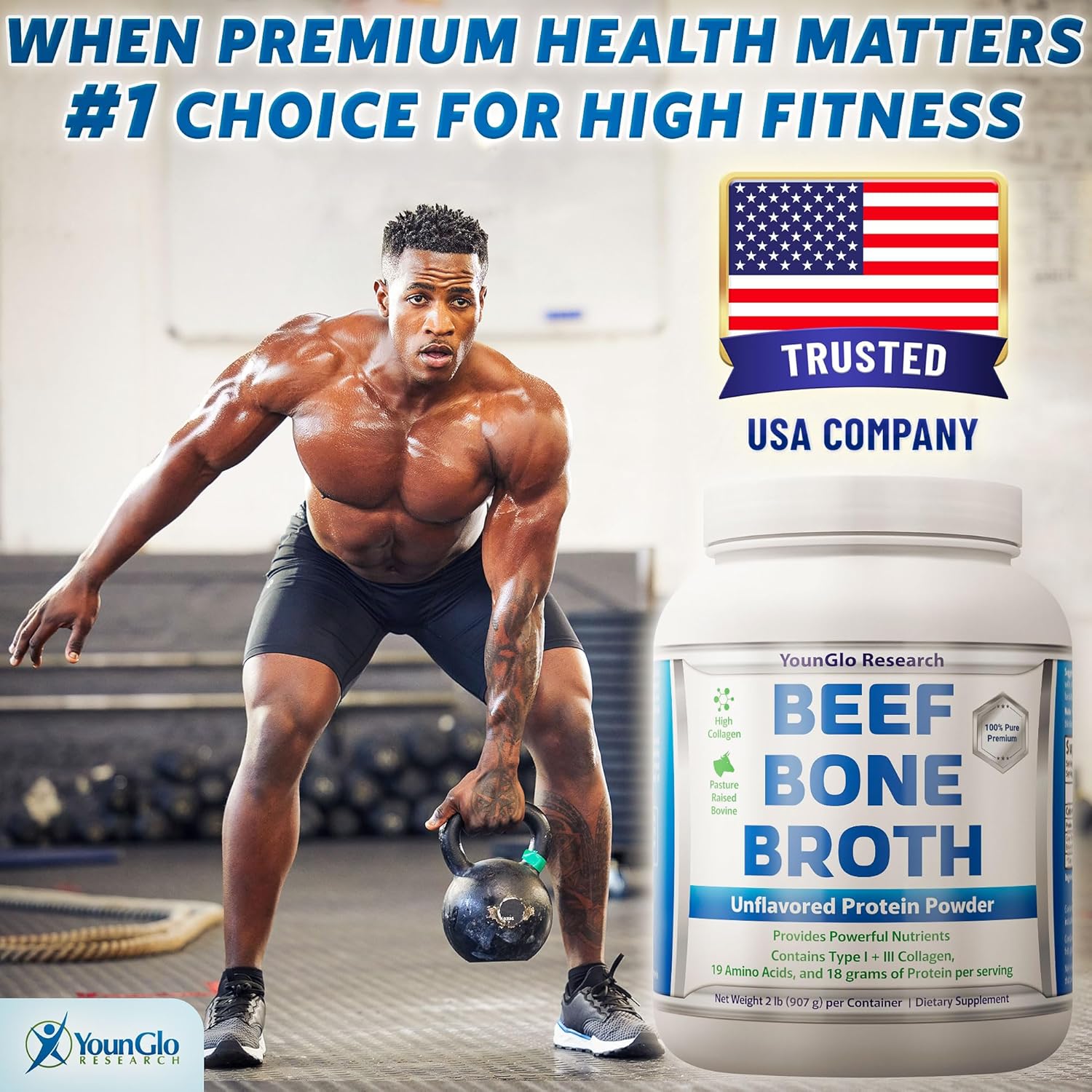 Bone Broth Beef Protein Powder - 2 lb, Unflavored - High Collagen & Gelatin from Grass Fed Bovine - Nutritious Marrow Benefits for Soups, Paleo & Keto Friendly Diets - Image 4