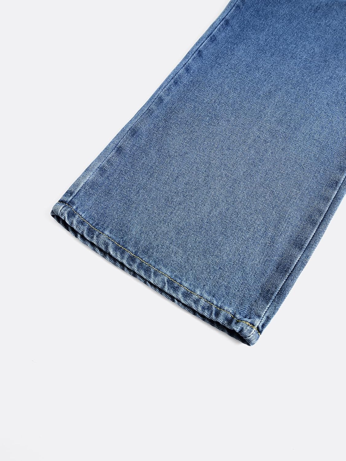 Mid Rise Cargo Jeans Women Elastic Waist Stretch Wide Leg Denim Pants with Pockets Baggy Streetwear Pants y2k - Image 7