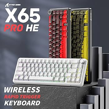 Amazon.com: Attack Shark X65PRO HE Rapid Trigger Magnetic
