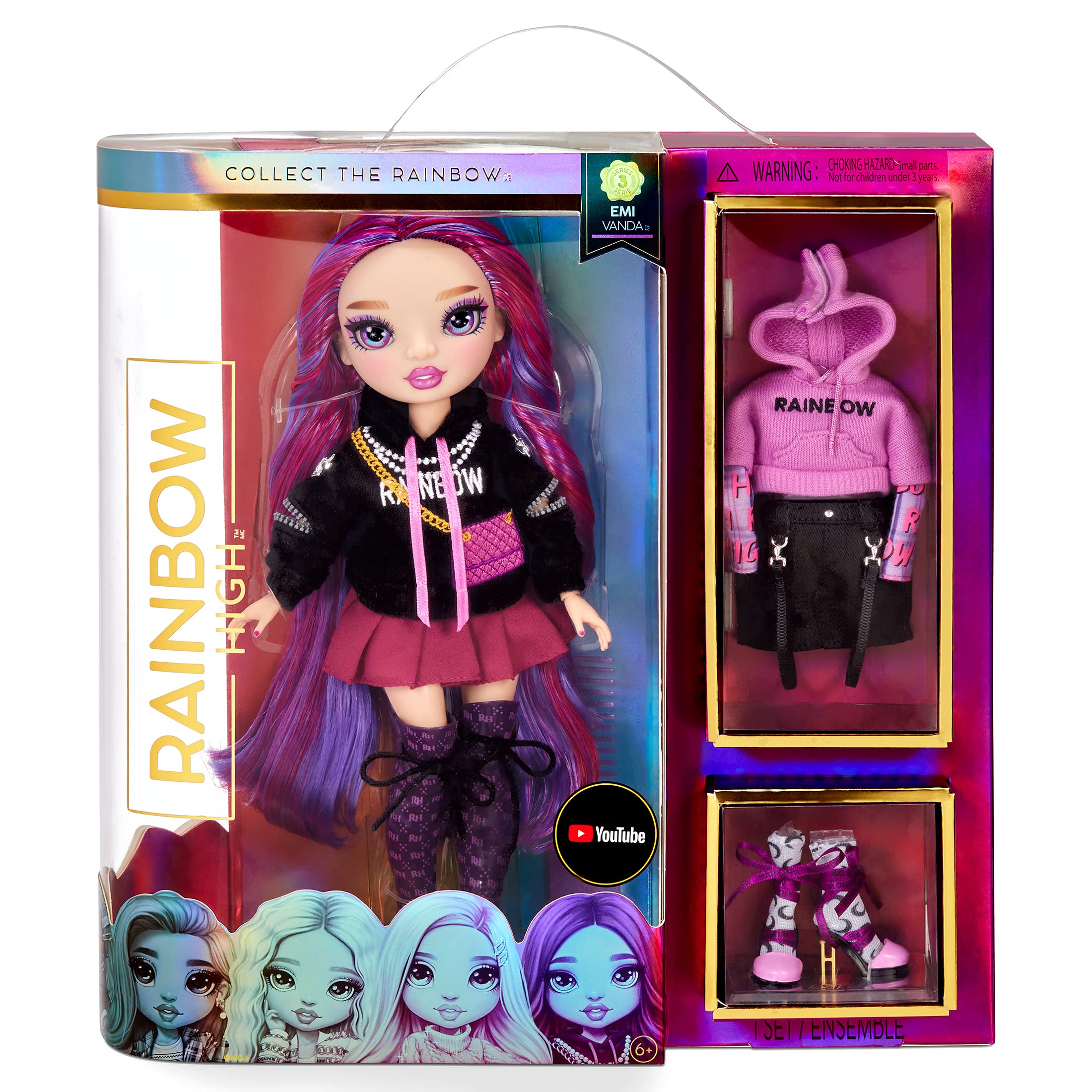 Buy Rainbow High Series 3 EMI Vanda Barbie Fashion Doll Orchid Deep Buy Rainbow High Series 3 EMI Vanda Barbie Fashion Doll Orchid Deep