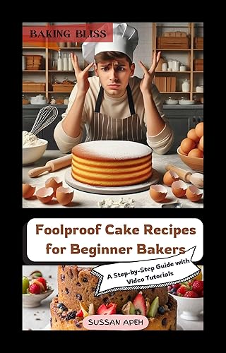 "Baking Bliss: Foolproof Cake Recipes for Beginner Bakers - A Step-by-Step Guide with Video Tutorials": "Master the Art of Baking with Foolproof Recipes ... Baking Bliss Beginner's Series" Book 1)