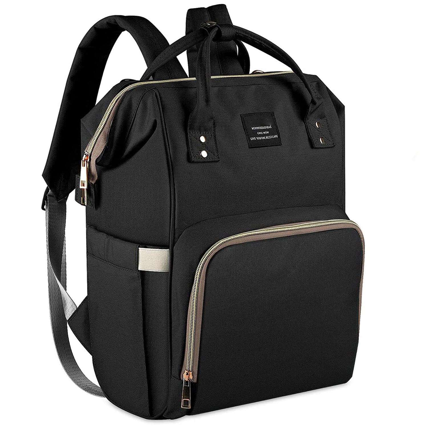 Styleys Baby Diaper Bag Backpack - Baby Bag for Boys & Girls - Diaper Backpack - Large Travel Diaper Bags - Baby Registry Search & Shower Gifts Newborn Essentials & Items for Mom (Black)-image-48