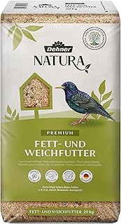 Dehner Natura Premium Wildvogelfutter, Fettfutter / Weichfutter, Ganzjahresfutter artgerecht / kraftspendend , hochwertiges Vogelfutter für Wildvögel, 20 kg product image