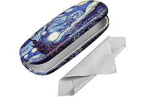 Starry Starry Night: Exquisite Eyeglass Case with Protective and Convenient Design