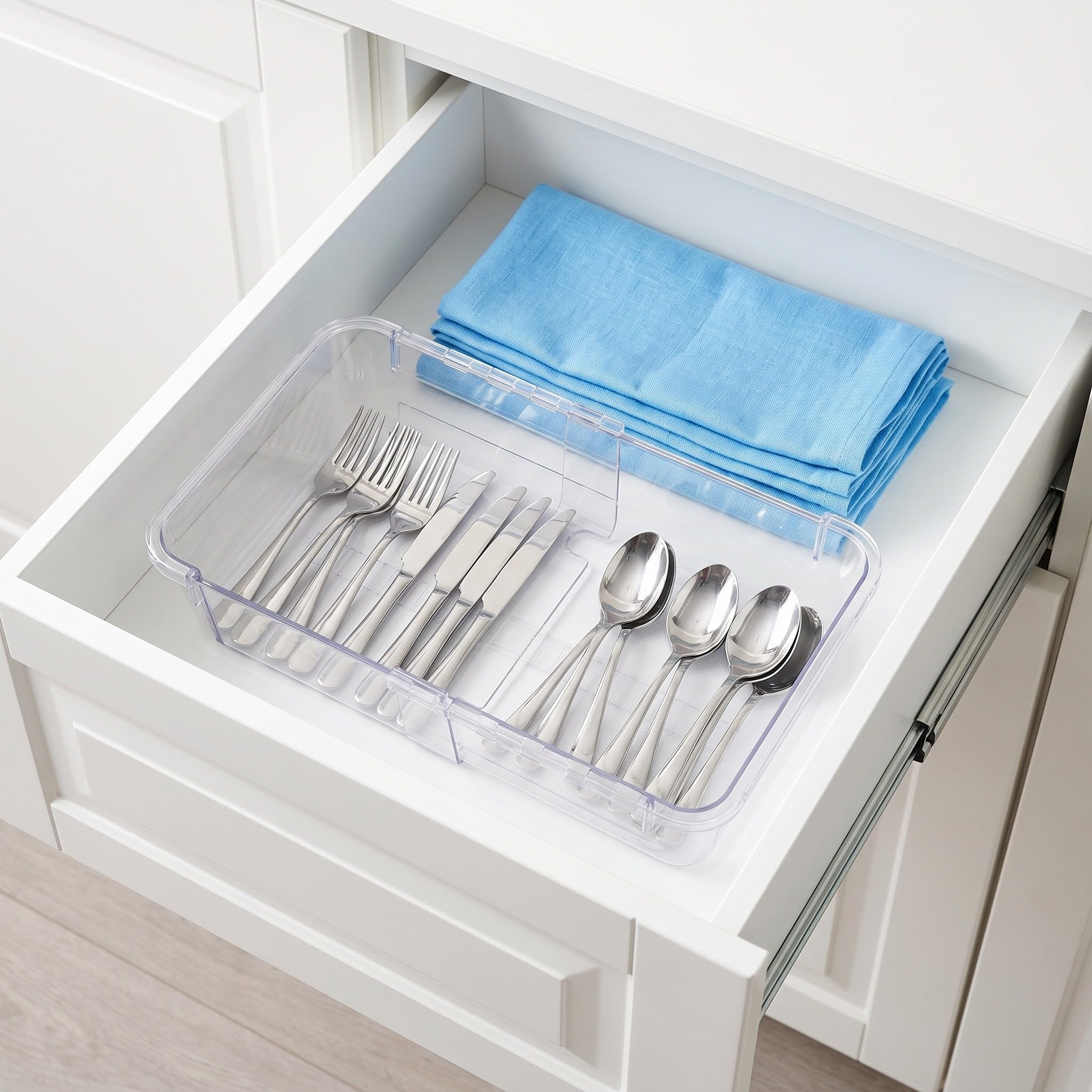 SOLUSTRE 8 Piezas Organizador de Cajones de Plástico Extensible